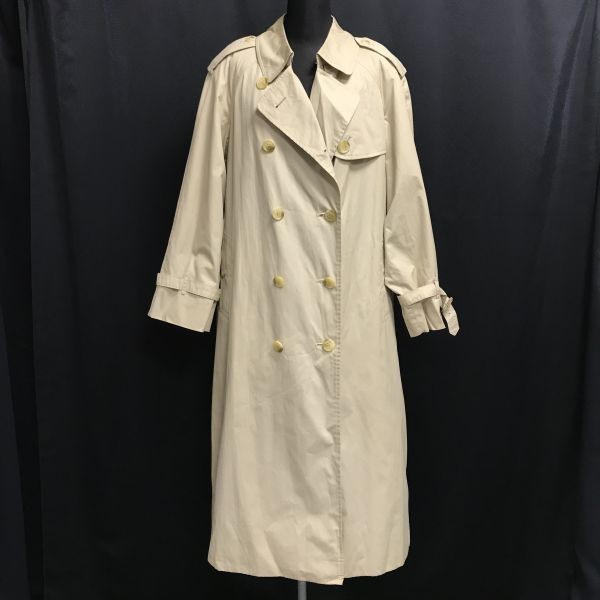 90s/ビンテージ☆バーバリー/Burberrys☆着脱ライナー付き/トレンチコート【9AR/レディースM/ベージュ/beige】ノバチェック/Coat◇cBH498