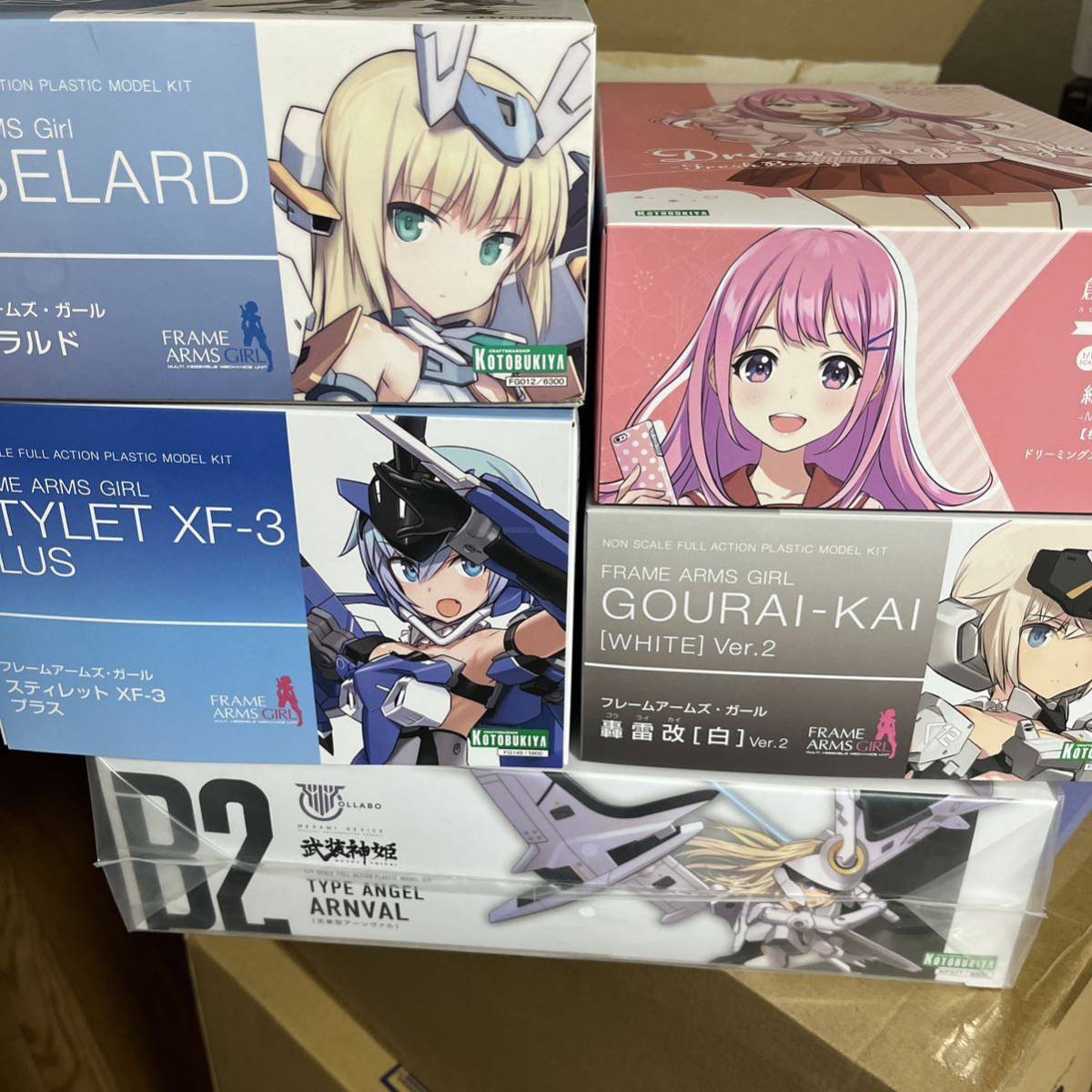 コトブキヤ製プラモデルまとめて6点 フレームアームズガール轟雷改