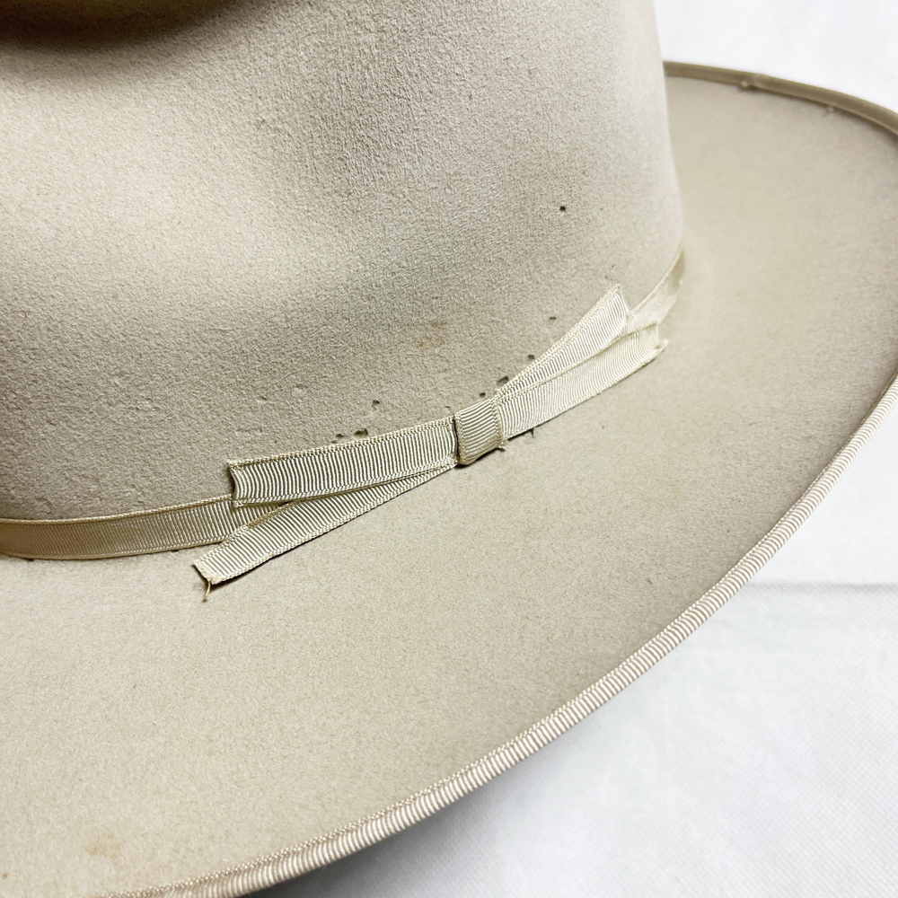 極上ミント BIG! 50's STETSON 59CM 3x オープンロード OPEN ROAD ステットソン MINT VINTAGE ヴィンテージ HAT ハット ウエスタン 着 レア_画像4