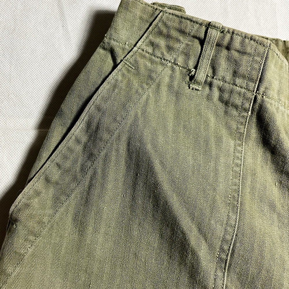  super-rare! 50\'s America army M47 m-47 HBT Baker pants BAKER PANT S side adjuster US ARMY M43 M51 M65 M-43 M-51 M-65 M45 M-45