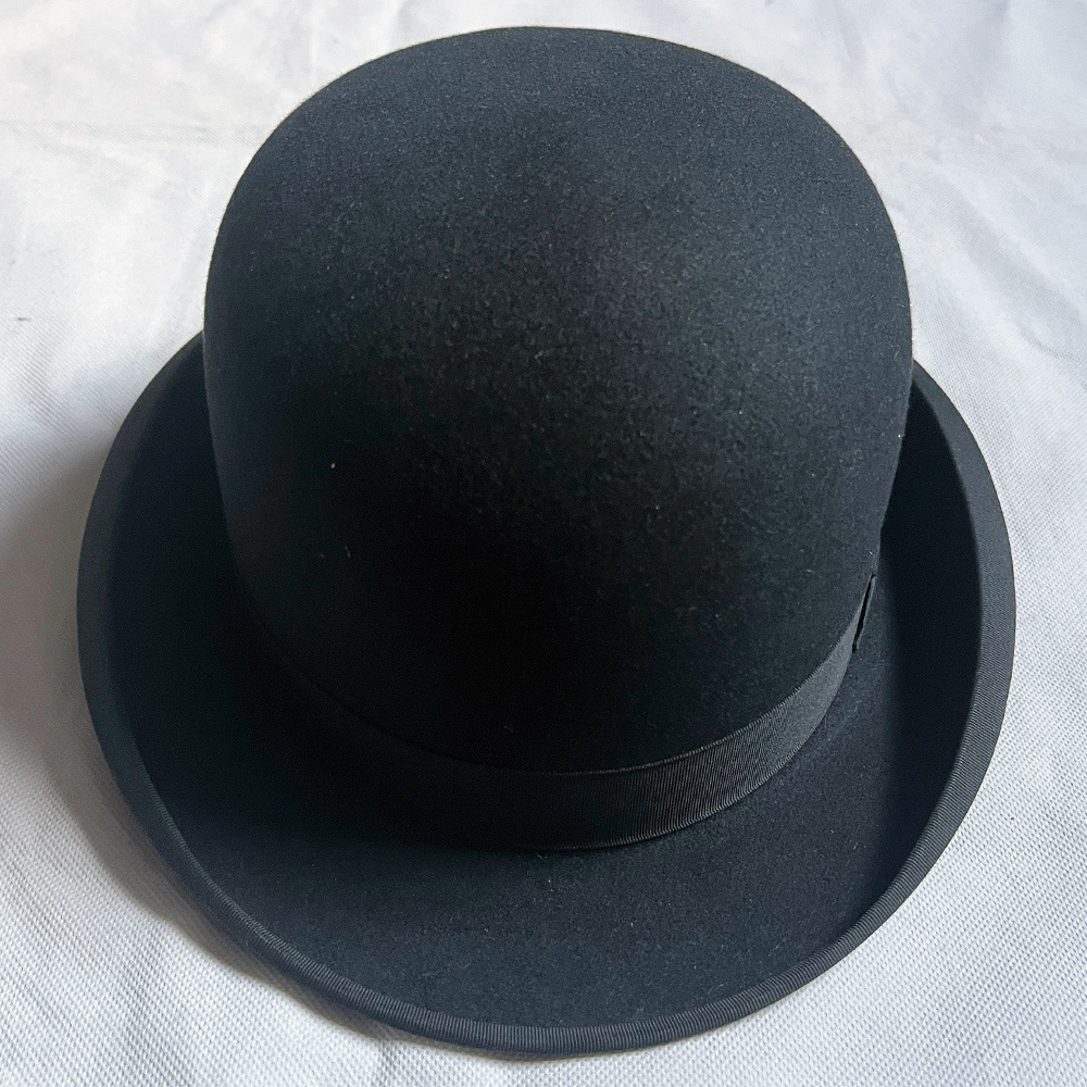  очень редкий мята! 20\'s STETSON 59.5CM select Borer - шляпа SELECT BOWLER HAT ste tosonVINTAGE Vintage античный MINT