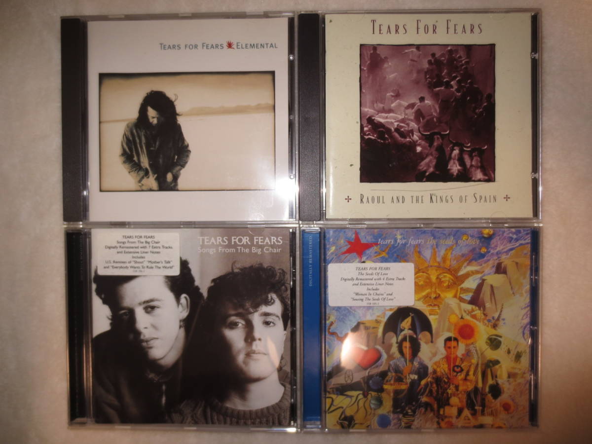 TEARS FOR FEARS [ELEMENTAL] と [Kings Of Spain] と [SONGS FROM THE BIG CHAIR] と [The Seeds of Love] 4枚セット輸入盤送料込即決です_画像1