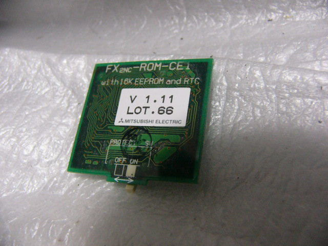 ★ 三菱 MELSEC PLC FX2NC-ROM-CE1 機能拡張メモリの通信機能_画像1