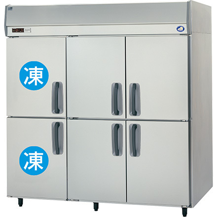 ★新品 冷蔵庫 パナソニック SRR-K1881C2B たて型 冷凍冷蔵庫 2室冷凍 6ドア 幅1785x800 店舗●送料込