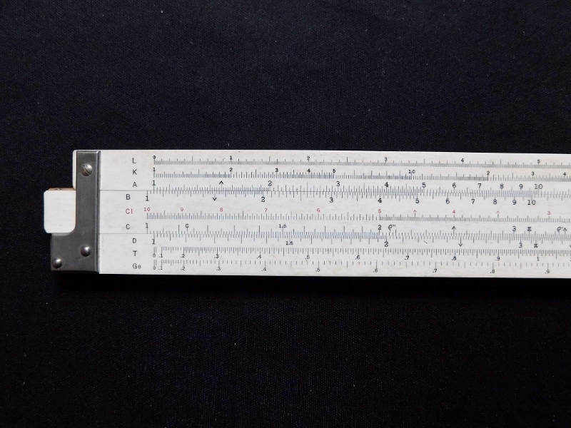 SUN HEMMI BAMBOO SLIDE RULE No.153 両面型 電気用 Mede in occupied Japan ヘンミ 逸見式計算尺 _画像3