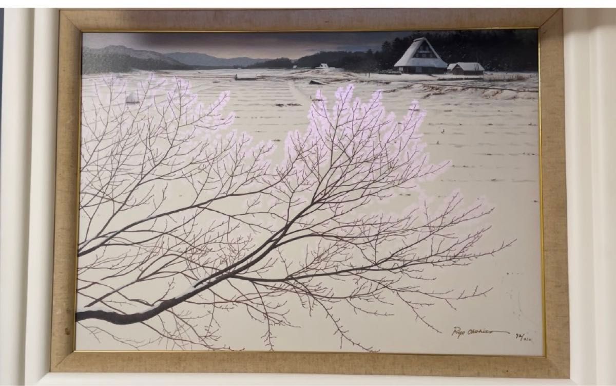 絵画 保証書あり 期間限定大幅値下げ中! 160万 アールグラージュ 絵画 アート 題名 桜 保証書付き 定価