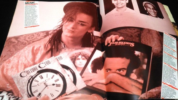  culture * Club foreign book photoalbum /Culture Club: Boy George in His Own Words * Boy * George 1983 year issue poster attaching 