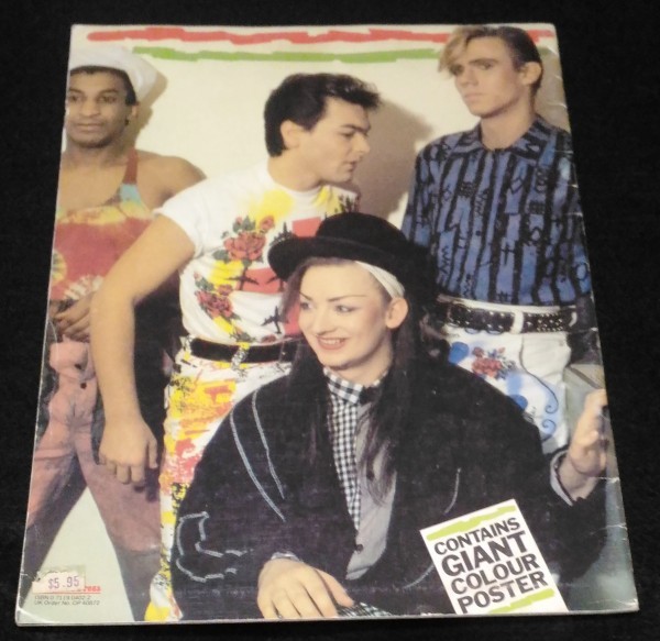  culture * Club foreign book photoalbum /Culture Club: Boy George in His Own Words * Boy * George 1983 year issue poster attaching 