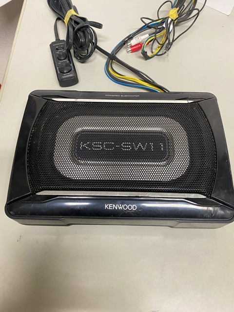 [N-112]ケンウッド KENWOOD KSC-SW11 サブウーファー オーディオ 中古★_画像3