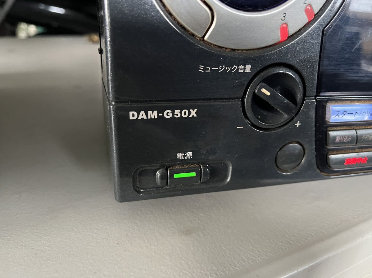 ① 通電のみ 第一興商 DAM カラオケ サイバーダム CyberDAMα DAM-G50Xの画像3