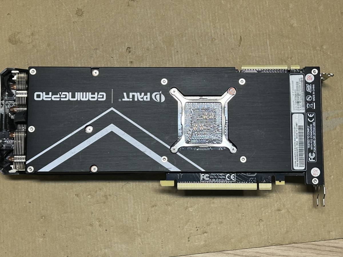 K41★中古品 BIOS確認 PALIT NVIDIA RTX 2080 GAMINGPRO OC 8G (GeForce RTX2080) グラフィックボード★_画像3