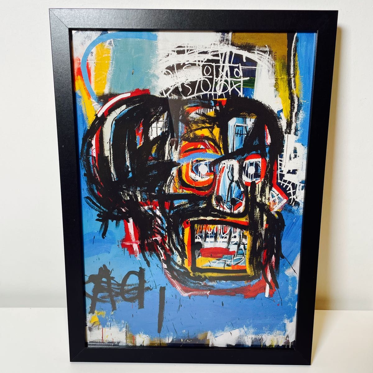 【黒額付きポスター】バスキア Basquiat 「無題（1982年）」(新品)