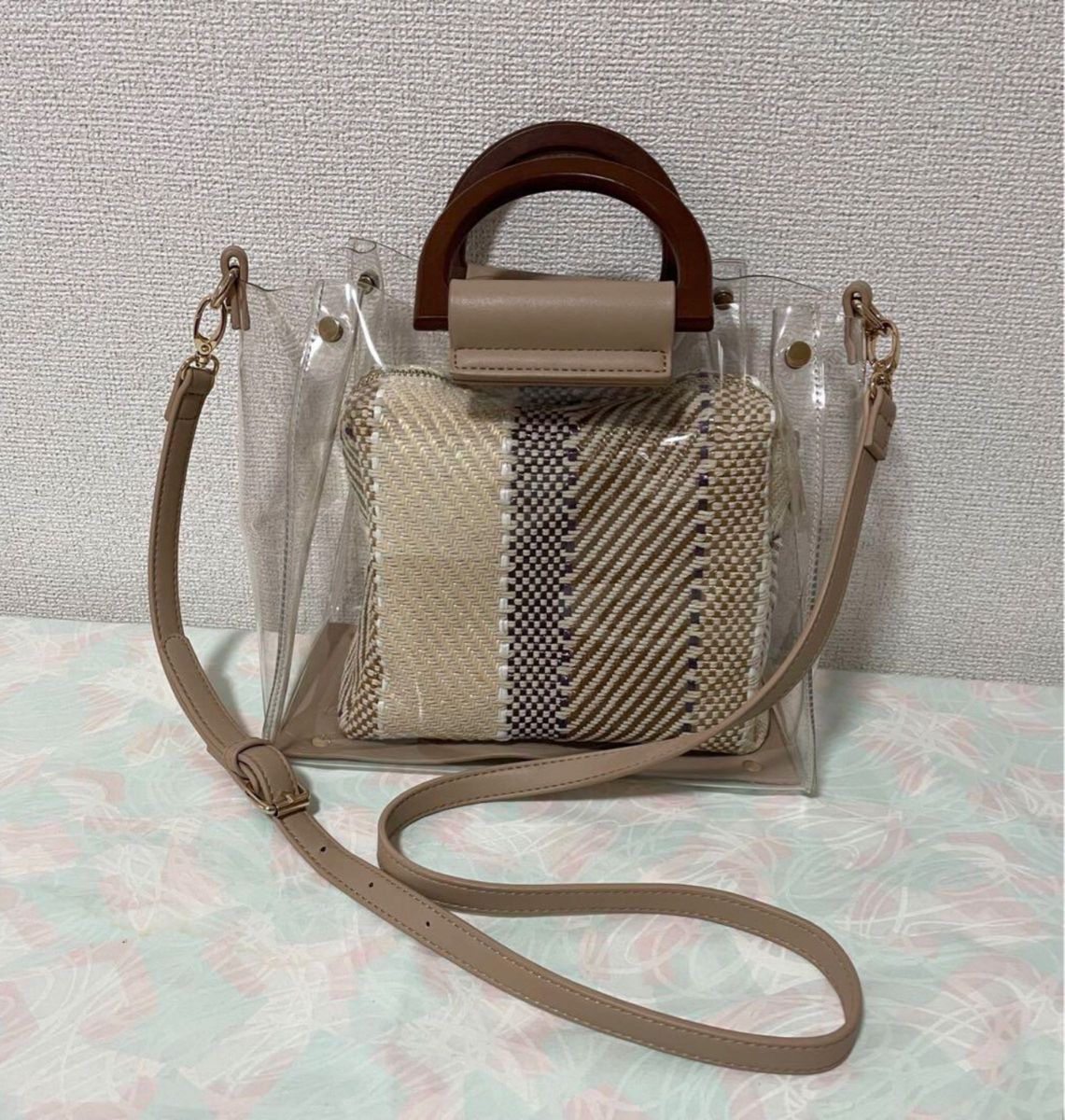 《rienda》（クリアBag）2wayバッグ