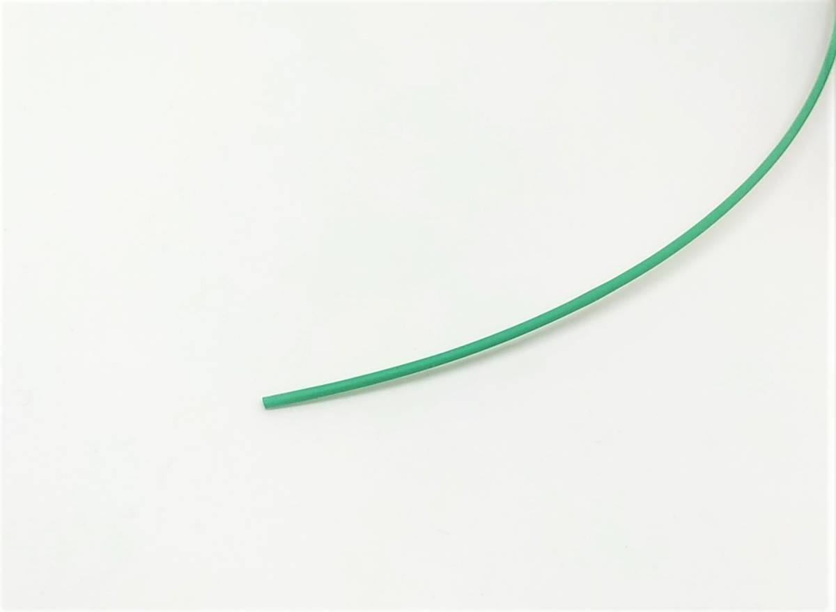 *. contraction shrink tube thickness 0.8mm / length 100cm / color green color.
