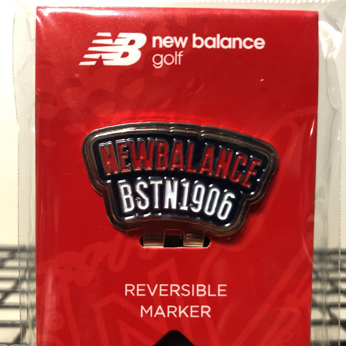 New Balance Golf ニューバランスゴルフ　リバーシブル　シリコン　ゴルフマーカー　クリップマーカー　012-0284010-120 ネイビー_画像2