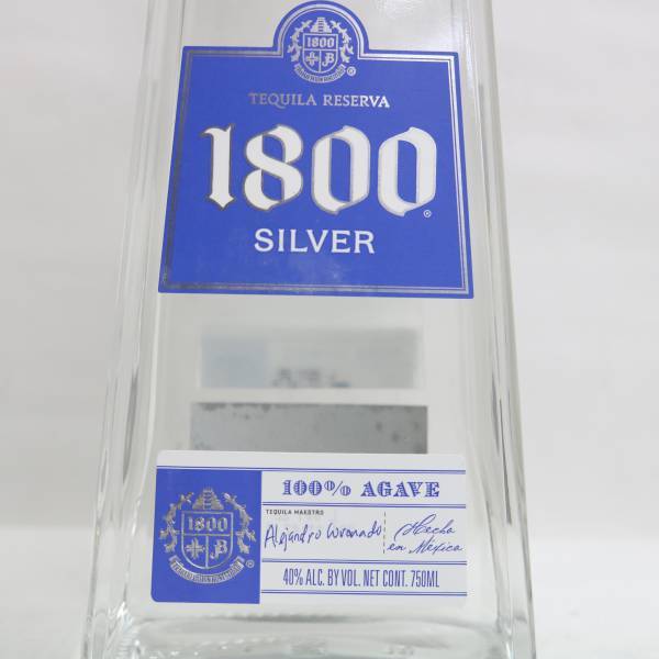 Jose Cuervo（ホセ クルエボ）シルバー 1800 40％ 750ml T24A060035_画像2