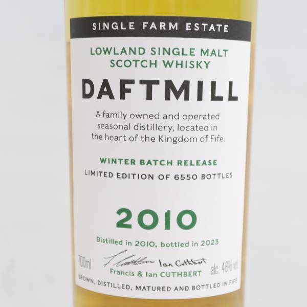 DAFTMILL（ダフトミル）ウィンター バッチ リリース 2010-2023 46％ 700ml I24A130001_画像2