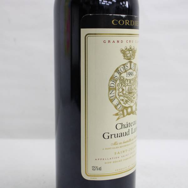 CHATEAU GRUAUD LAROSE（シャトー グリュオ ラローズ）1990 12.5％ 750ml X24A230137_画像6