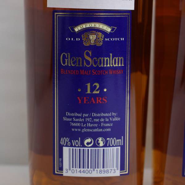 【3本セット】Glen Scanlan（グレン スカラン）12年 40％ 700ml S24A150003_画像5