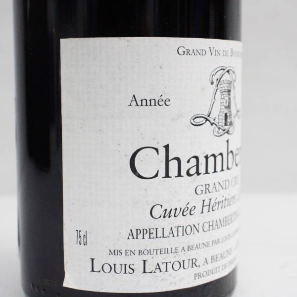 LOUIS LATOUR（ルイ ラトゥール）シャンベルタン グランクリュ キュヴェ エリティエ ラトゥール 2010 14％ 750ml G23L250007_画像7