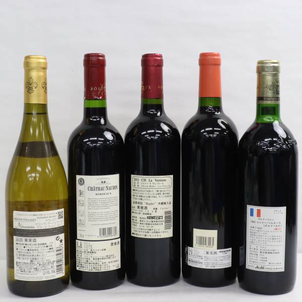 【5本セット】ワイン各種（シャトー ラ ヴェリエール 2011 13.5％ 750ml 等）O24A220283_画像5