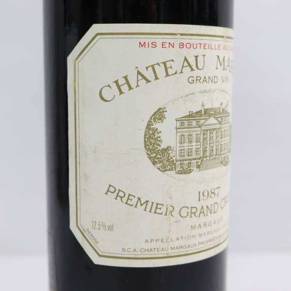 CHATEAU MARGAUX（シャトーマルゴー）1987 12.5％ 750ml O23L110024_画像6