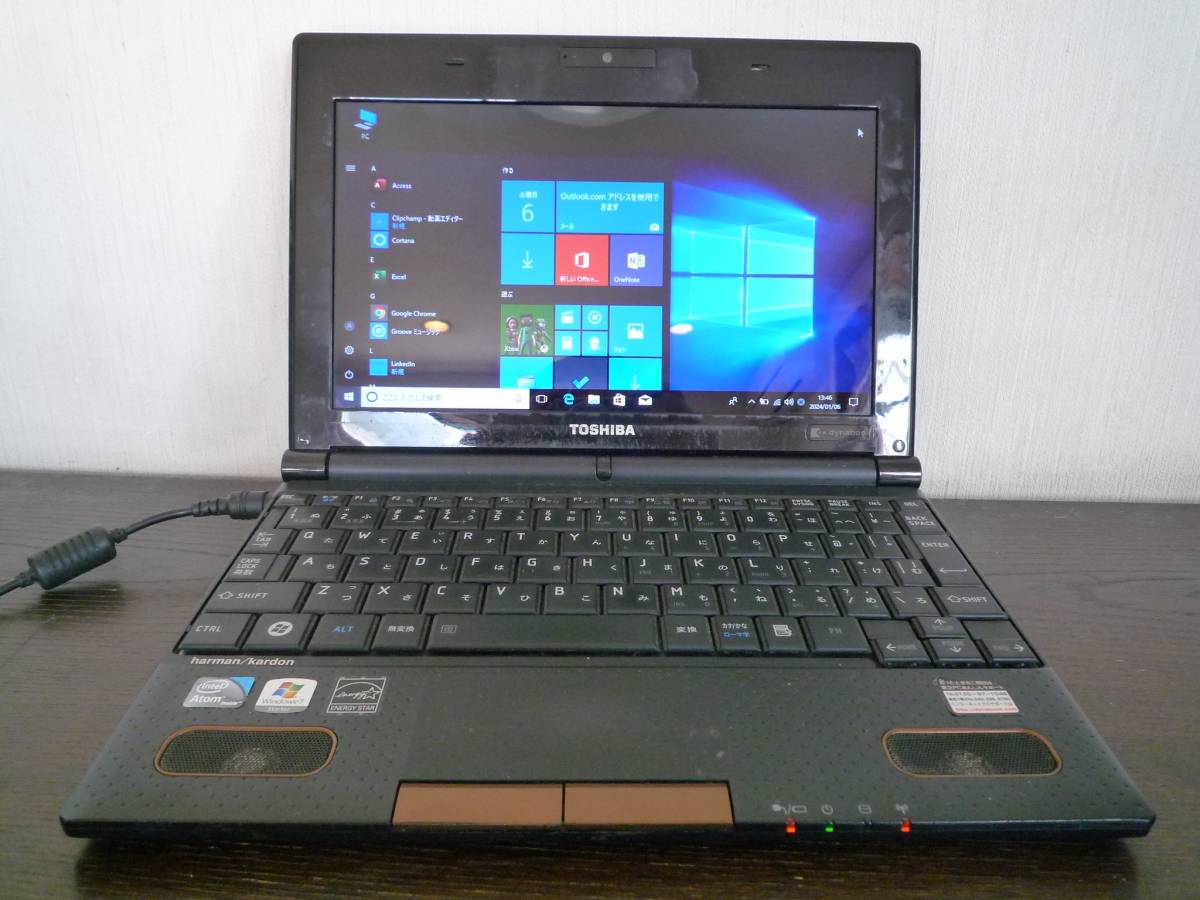 G彡 Dynabook N300/02 Atom N55 1.50GHz/2G/320G/10.1型WSVGA/Win10+2021_画像2