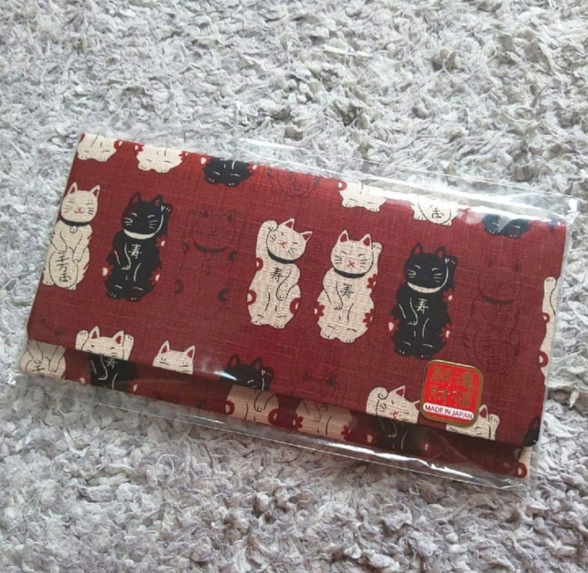 開運 招き猫財布 ２色セット 【新品】_画像3