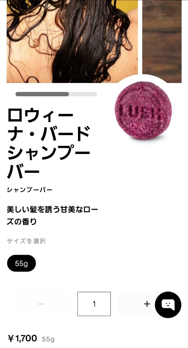 【新品未使用】LUSHロウィーナバード シャンプーバー55g 定価1700円税込×2個