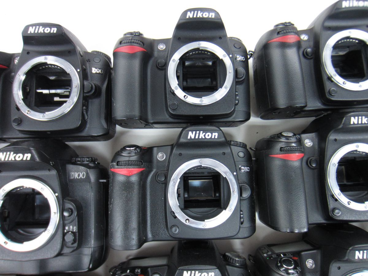 (4307K)ジャンク Nikon ニコン D40x D80 D90 D100 D3100 D5000 デジタル一眼 ボディのみ まとめて大量セット20点 動作未確認 同梱不可_画像5