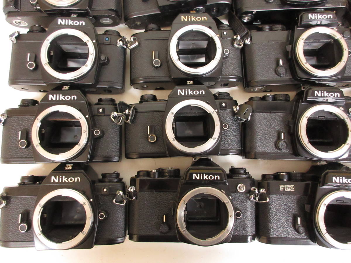 (4418N)ジャンク Nikon FA FE FE2 EM FG ELニコン まとめてセット 20台 動作未確認 同梱不可_画像3