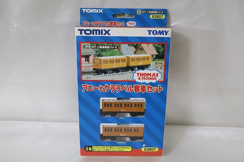 1円スタート 93807 アニーとクララベル客車セット きかんしゃトーマス Nゲージ鉄道模型シリーズ TOMIX 現状品_画像1