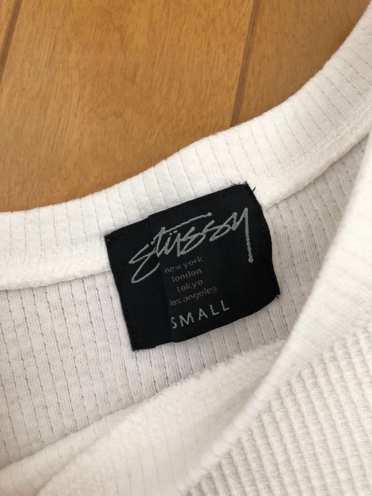 １回着美品◆stussy ステューシー　ワッフルカットソー　プルオーバー◆サイズS◆アシンメトリー変形カットソー_画像5