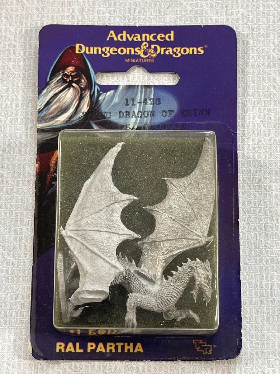 メタルフィギュア Ral Partha ラルパーサ　AD&D Monsters 11-428Young Dragon of Krynn_画像1