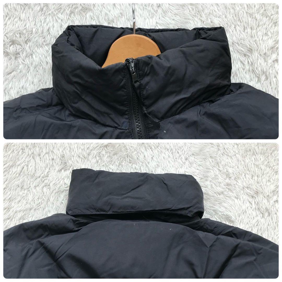 ノースフェイス/希少XL相当/THE NORTH FACE ヌプシ 肉厚 最高級ダウンジャケット コート ブラック 黒 メンズ レディース_画像5