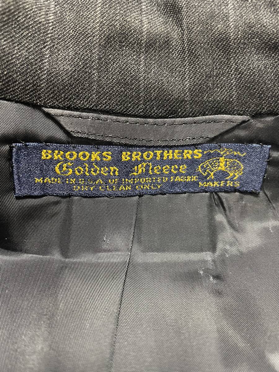 【送料込み】黒スーツ BROOKS BROTHERS ブルックスブラザーズ MAKERS【中古品】_Ｇｏｌｄｅｎ　Ｆｌｅｅｃｅ　のタグ　