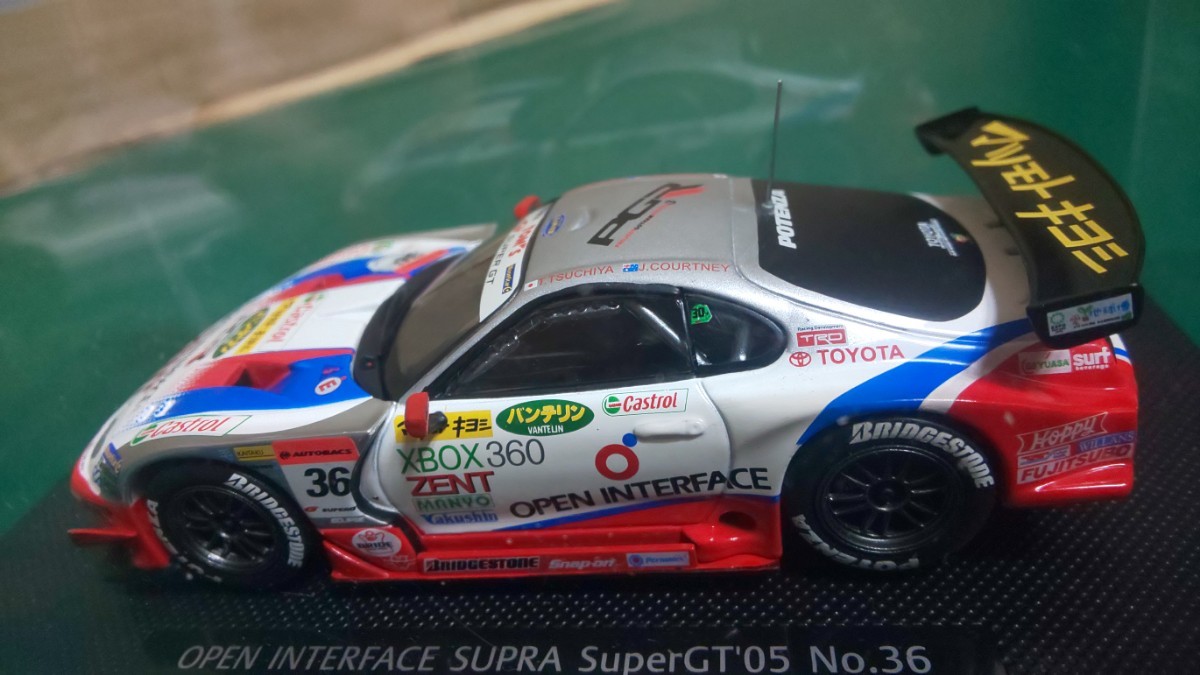 ☆エブロ 1/43 スーパーGT500 2005 オープン インターフェイス トムス スープラ No.36 土屋武士 / J.コートニー 43699_画像10