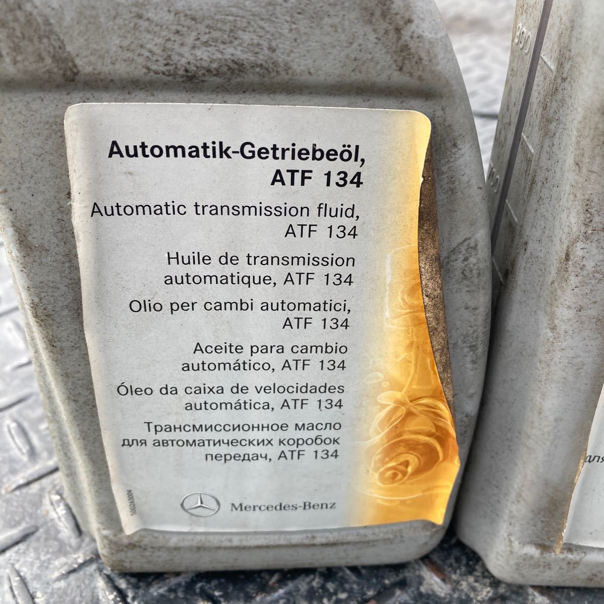 メルセデスベンツ ATF134FE 1.0L A001989770309 純正 トランスミッションオイル 4本セットの画像2