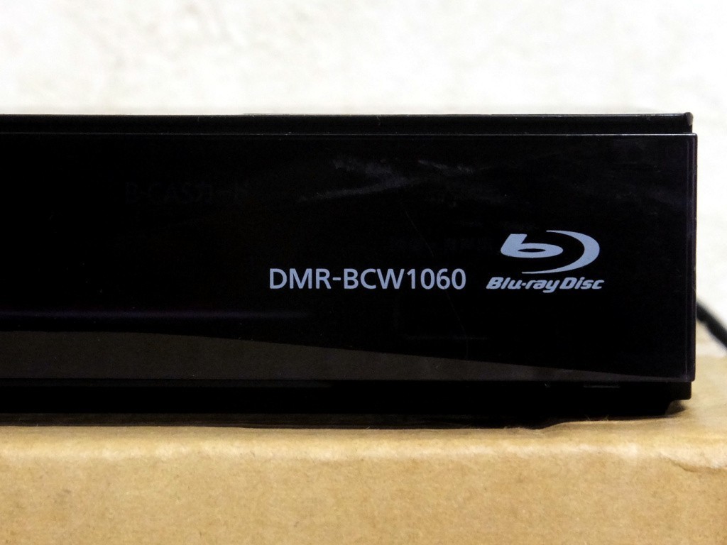 【完動品】パナソニック Panasonic HDD/BDレコーダー DMR-BCW1060 新品リモコン付 完動品 状態良好 1円~ 新品のHDDへ換装_画像4