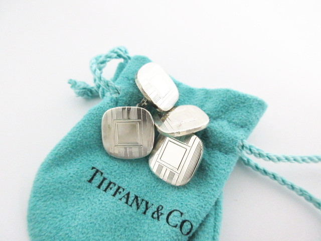 TIFFANY&Co. Tiffany STERLING sterling silver stripe cuffs 