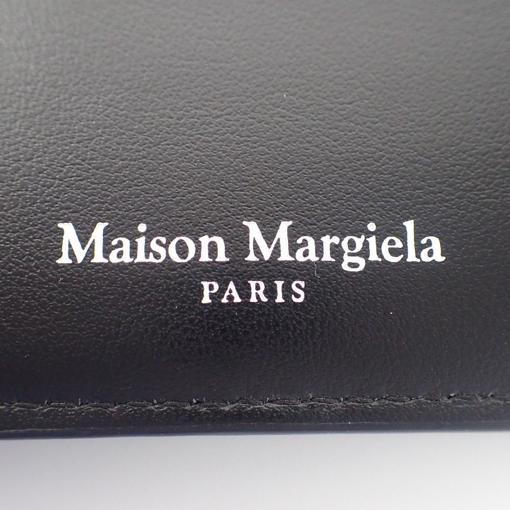 美品 Maison Margiela メゾンマルジェラ 11 S35UI0435 P0322 T8013 バイフォールドウォレット 二つ折り財布 ブラック_画像10