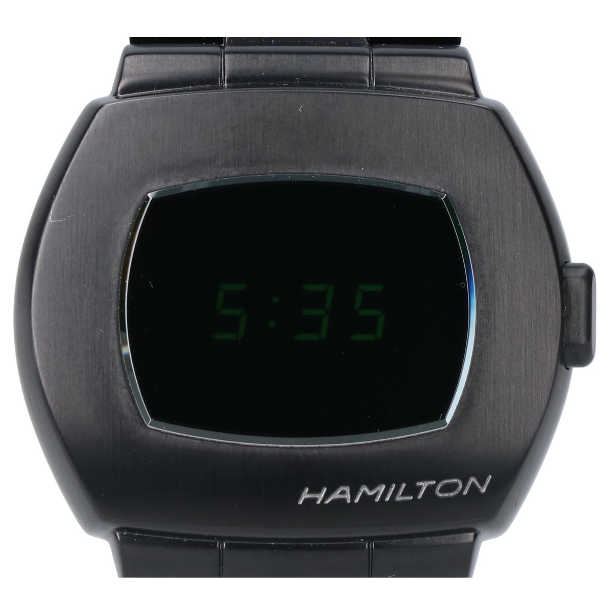 HAMILTON ハミルトン H52434130 パルサー マトリックス レザレクションズ限定モデル BLACK PVD クオーツ 腕時計 ブラック メンズ_画像2