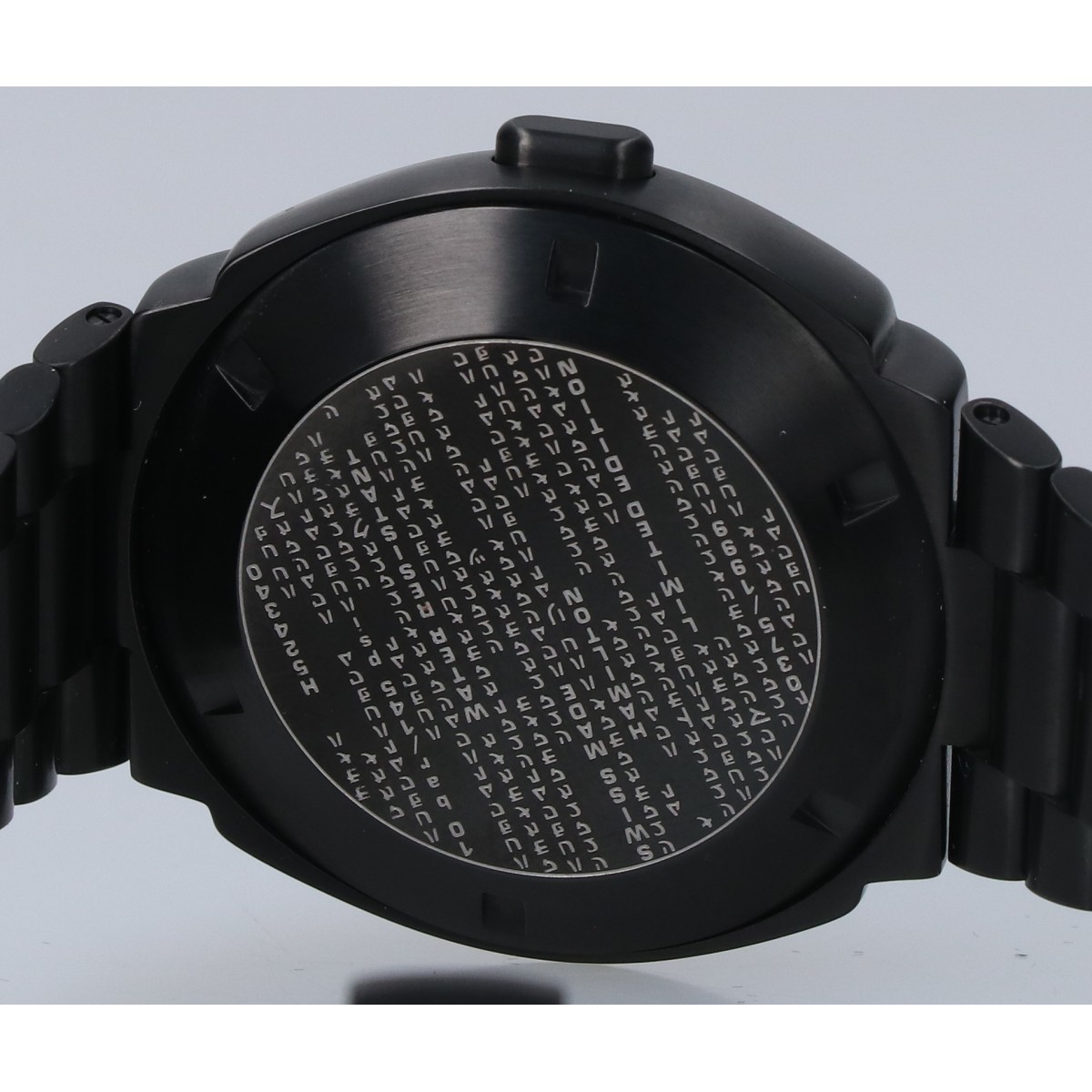 HAMILTON ハミルトン H52434130 パルサー マトリックス レザレクションズ限定モデル BLACK PVD クオーツ 腕時計 ブラック メンズ_画像7