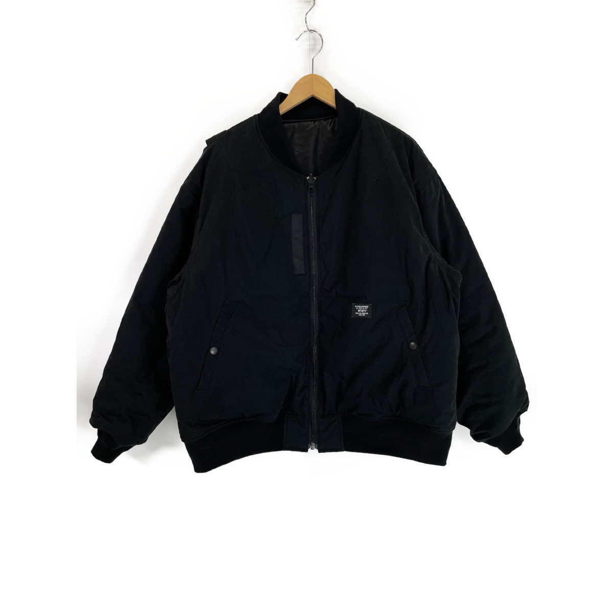 WTAPS ダブルタップス 232WVDT-JKM05 23AW JFW-02 JACKET ブラック 4 ジャケット コットン メンズ 中古_画像2