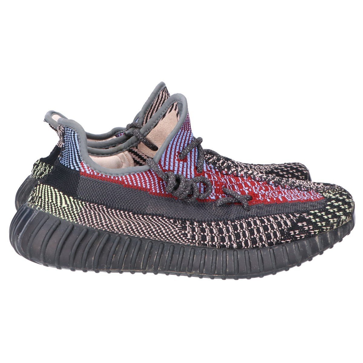 1円 adidas アディダス FW5190 YEEZY BOOST 350 V2 イージー ブースト 350 V2 イェチエル スニーカー シューズ US9 マルチカラー メンズ_画像4