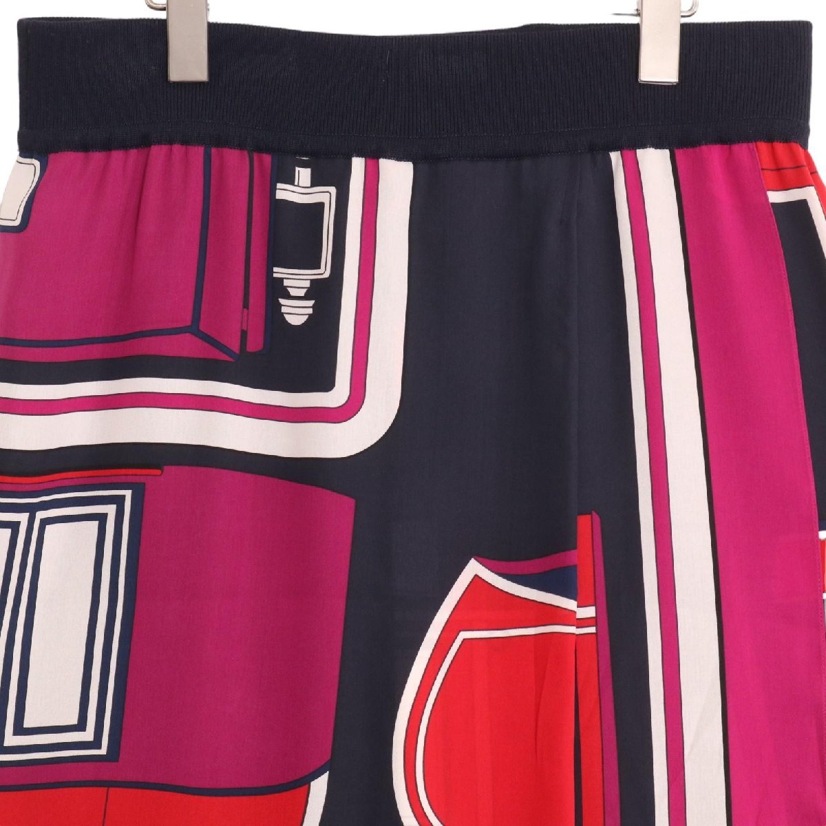 HERMES Hermes многоцветный шелк юбка многоцветный 38 юбка шелк женский б/у 