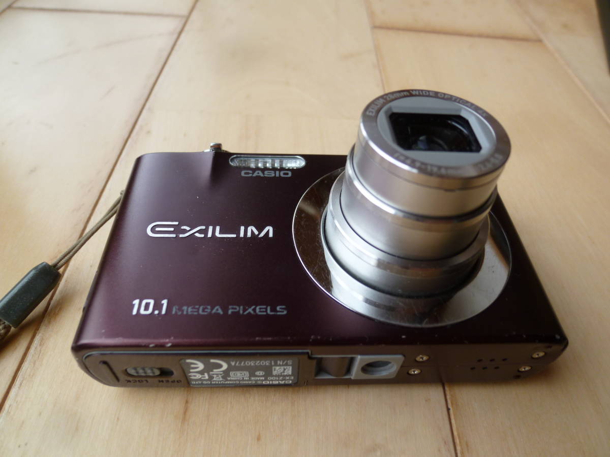 CASIO digital camera EXILIM ( Exilim ) ZOOM Z100 Brown EX-Z100BN operation verification goods 