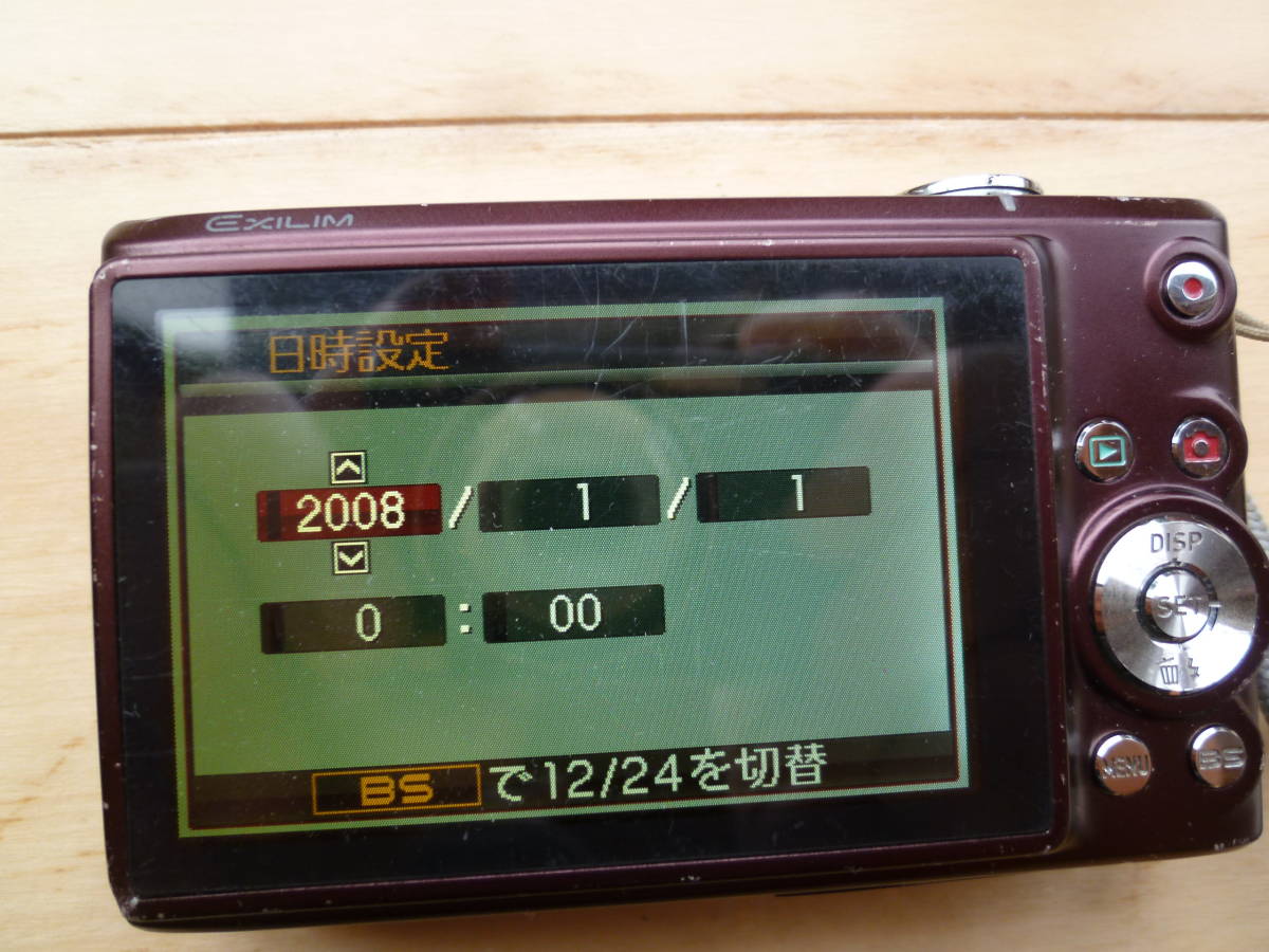 CASIO digital camera EXILIM ( Exilim ) ZOOM Z100 Brown EX-Z100BN operation verification goods 