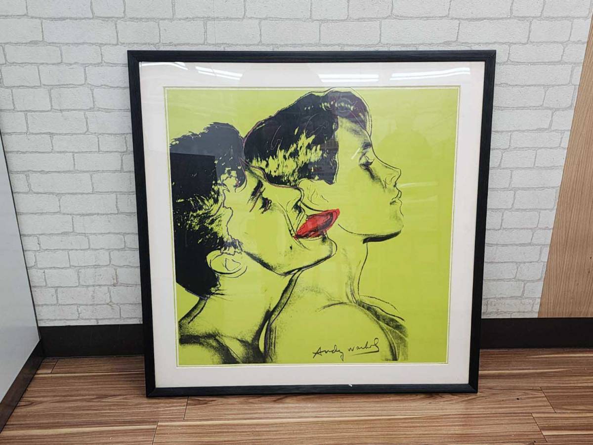 R6110 アンディ・ウォーホル Andy Warhol シルクスクリーン　？　ポスター　？ Querelle ケレル グリーン 版画　？ 希少 リトポスター　？_画像1