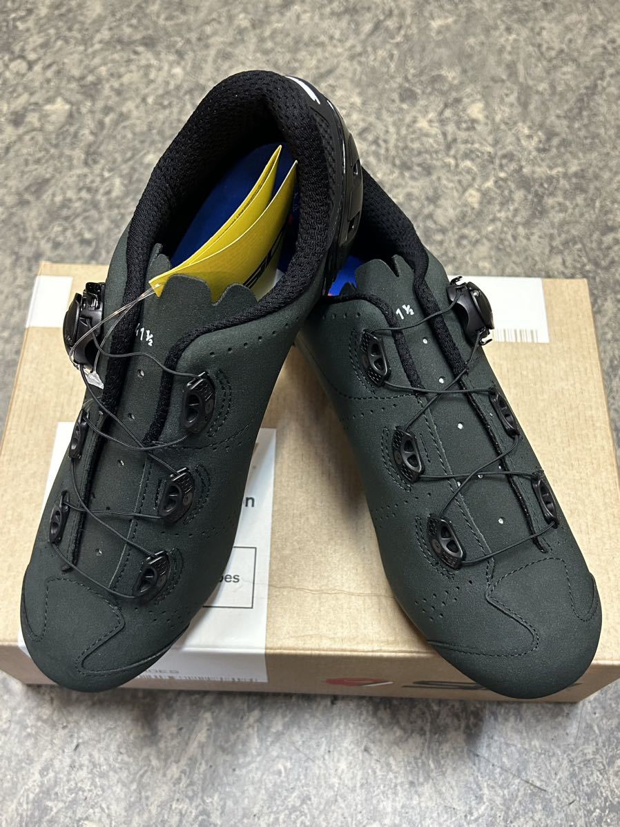  включая доставку обычная цена 28600 иен новый товар в коробке MTB для крепления обувь [SIDI SPEED 41.5 размер ]siti скорость темно-зеленый 